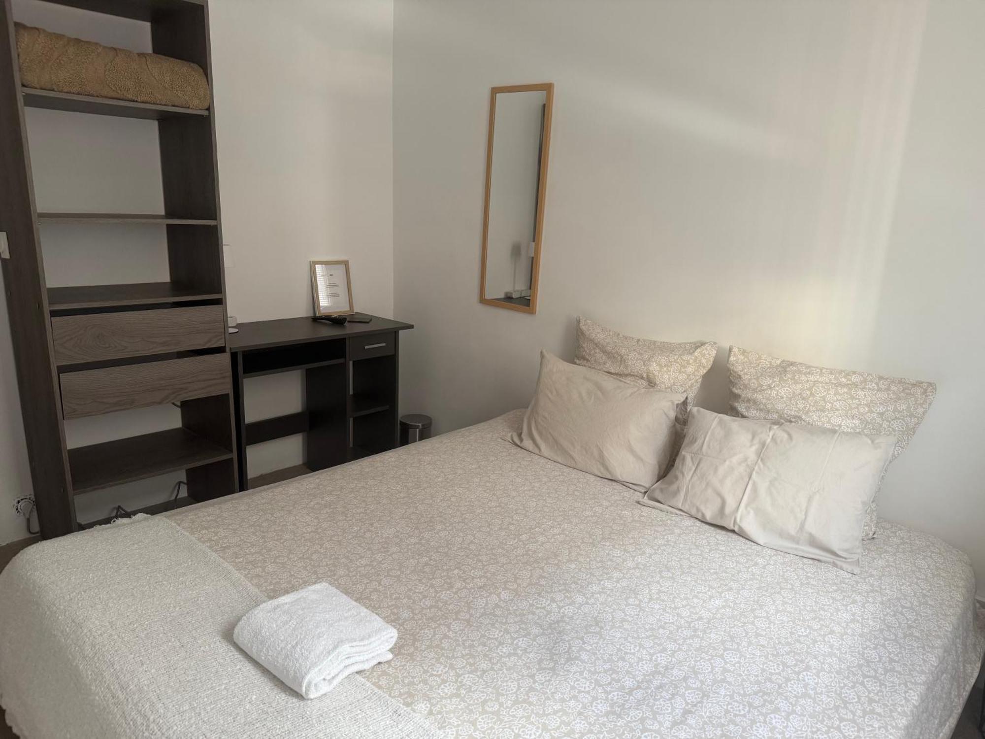 Privat Room In Private Security Residence With Free Parking, 1 Minute From Tramway, 9 Minutes From De Center, Accessible All Transports Nice Eksteriør bilde